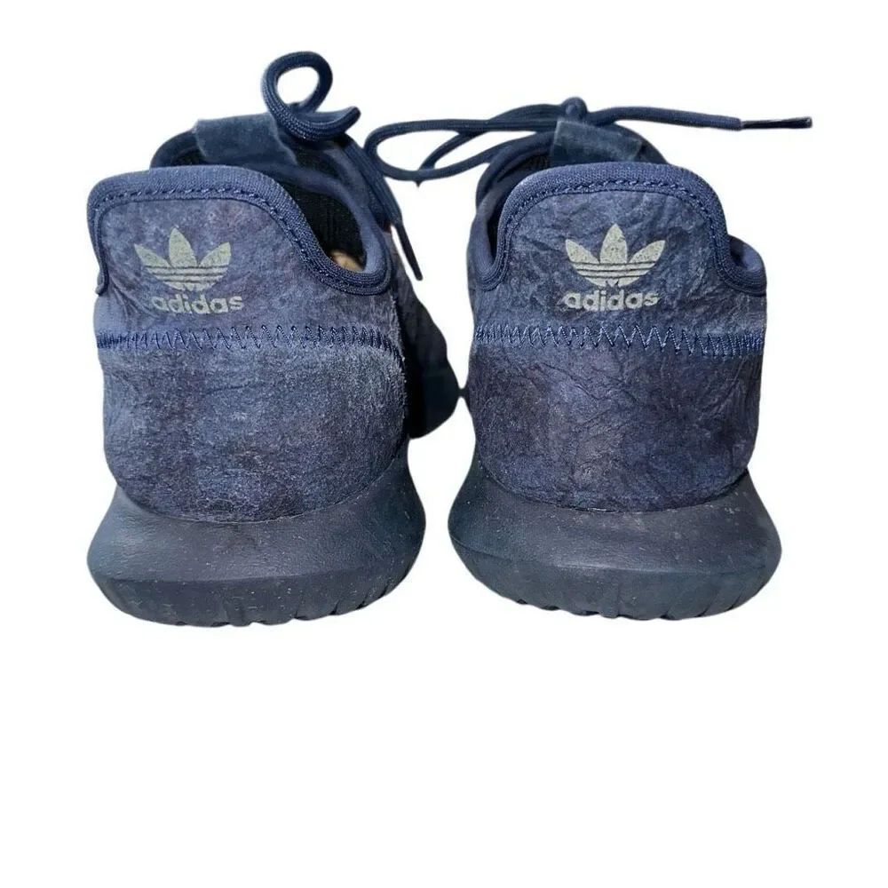 Adidas Men’s Tubular Shadow Dark Blue Sneakers | Size 7